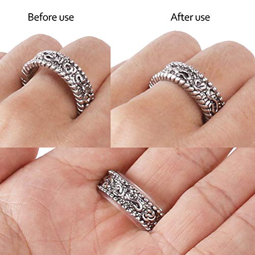 BSMEAN Ajustador de Tamaño de Anillo Protectores de Anillo Invisibles para Anillos Sueltos Calibradores de Anillos Se Ajustan a Cualquier Anillo Anillo Separador BSMEAN Ajustador de Tamaño de Anillo Protectores de Anillo Invisibles para Anillos Sueltos Calibradores de Anillos Se Ajustan a Cualquier Anillo Anillo Separador