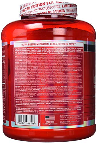 BSN Syntha 6 Ultra-Premium Proteínas en Polvo para Aumentar Masa Muscular y Recuperación, Tarta de Queso de Vainilla, 48 Porciones, 2.26 kg