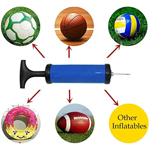 BSTHP - Bomba de balón de fútbol, Baloncesto, Voleibol, Agua, Polo, Rugby, Ejercicio, balón, Globo Inflable (Azul)