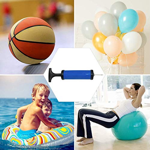 BSTHP - Bomba de balón de fútbol, Baloncesto, Voleibol, Agua, Polo, Rugby, Ejercicio, balón, Globo Inflable (Azul) BSTHP - Bomba de balón de fútbol, Baloncesto, Voleibol, Agua, Polo, Rugby, Ejercicio, balón, Globo Inflable (Azul)