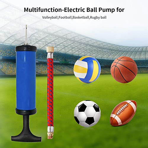 BSTHP - Bomba de balón de fútbol, Baloncesto, Voleibol, Agua, Polo, Rugby, Ejercicio, balón, Globo Inflable (Azul) BSTHP - Bomba de balón de fútbol, Baloncesto, Voleibol, Agua, Polo, Rugby, Ejercicio, balón, Globo Inflable (Azul)