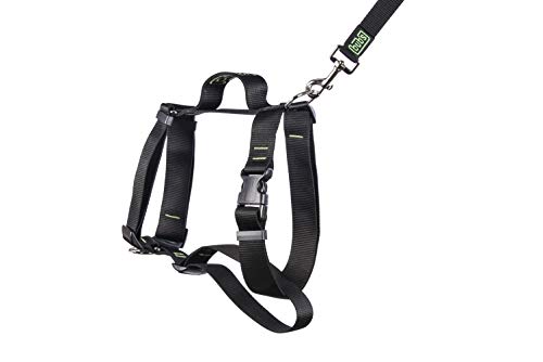bub's no Pull - arnés con asa para Perro Grande Sistema Anti tirón (Comprobar tamaño: Cuello 43-74cm Pecho 59-94cm) (Negro) bub's no Pull - arnés con asa para Perro Grande Sistema Anti tirón (Comprobar tamaño: Cuello 43-74cm Pecho 59-94cm) (Negro)