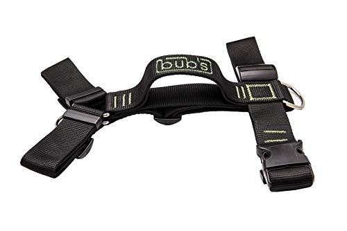 bub's no Pull - arnés con asa para Perro Grande Sistema Anti tirón (Comprobar tamaño: Cuello 43-74cm Pecho 59-94cm) (Negro) bub's no Pull - arnés con asa para Perro Grande Sistema Anti tirón (Comprobar tamaño: Cuello 43-74cm Pecho 59-94cm) (Negro)