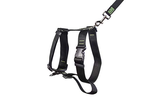 bub's Not Pull - arnés para Perro Grande Sistema Anti tirón (Comprobar tamaño: Cuello 43 a 74 cm Pecho 59 a 94 cm) Color Negro bub's Not Pull - arnés para Perro Grande Sistema Anti tirón (Comprobar tamaño: Cuello 43 a 74 cm Pecho 59 a 94 cm) Color Negro