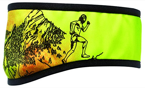 Buff Multifunktionstuch Headband Pro - Cinta de Pelo de Tenis para Hombre, Color Verde, Talla L/XL