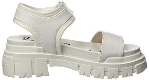 Buffalo Jojo, Sandalias con Plataforma Mujer, Blanco 001, 40 EU