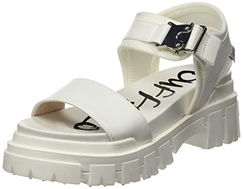 Buffalo Jojo, Sandalias con Plataforma Mujer, Blanco 001, 40 EU Buffalo Jojo, Sandalias con Plataforma Mujer, Blanco 001, 40 EU