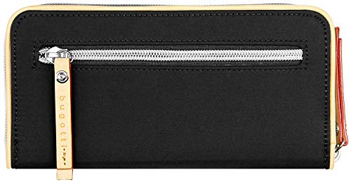 Bugatti Lido Cartera Mujer con Seguridad RFID, Monedero y Cremallera - Negro Bugatti Lido Cartera Mujer con Seguridad RFID, Monedero y Cremallera - Negro