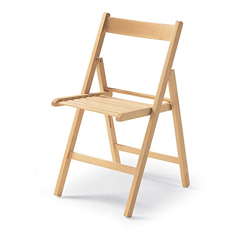 BUIANI 499B33 - Silla Madera Plegable Caja 4 Ud BUIANI 499B33 - Silla Madera Plegable Caja 4 Ud