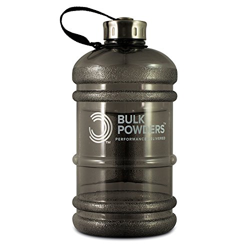 BULK POWDERS Botella de agua de 2,2 l, color negro, tamaño 2.2 Litre BULK POWDERS Botella de agua de 2,2 l, color negro, tamaño 2.2 Litre