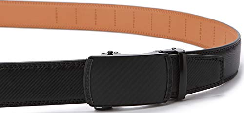 BULLIANT Cinturón Hombre Cuero Automática Cinturón De Hombre 35MM-Tamaño Ajustable BULLIANT Cinturón Hombre Cuero Automática Cinturón De Hombre 35MM-Tamaño Ajustable