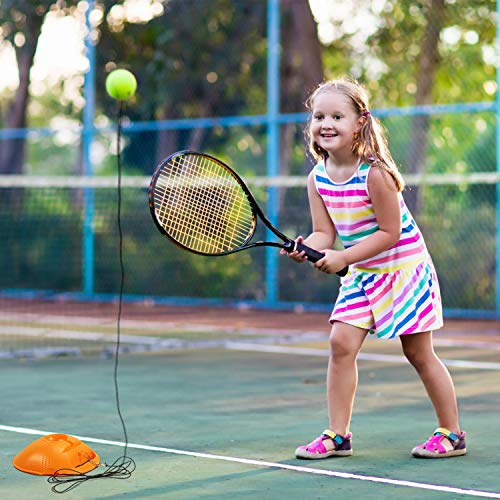 Buluri Entrenador de Tenis con Cuerda Elástica de Goma Entrenador de Pelota de Tenis autopráctica de Tenis Práctica Entrenamiento para Principiantes (Naranja) Buluri Entrenador de Tenis con Cuerda Elástica de Goma Entrenador de Pelota de Tenis autopráctica de Tenis Práctica Entrenamiento para Principiantes (Naranja)