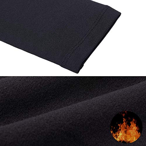 Bwiv Camiseta Térmica Interior Niños Camiseta Deporte Manga Larga de Compresión Ropa Interior Polar Niño Secado Rápido Transpirable Invierno Esquí(L140, Negro Grís) Bwiv Camiseta Térmica Interior Niños Camiseta Deporte Manga Larga de Compresión Ropa Interior Polar Niño Secado Rápido Transpirable Invierno Esquí(L140, Negro Grís)