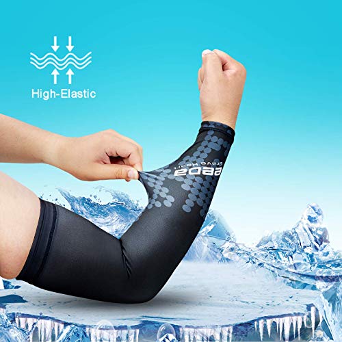 Bwiv Unisex Manguitos para Deportes Dispositivo de Ciclismo Anti UV protección Solar UPF 50+ Estampado en círculos Manguitos para Correr Voleibol excursión 1 par Negro S Bwiv Unisex Manguitos para Deportes Dispositivo de Ciclismo Anti UV protección Solar UPF 50+ Estampado en círculos Manguitos para Correr Voleibol excursión 1 par Negro S
