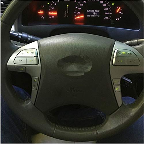 BXSAUISA Interruptor de dirección Interruptor de botón de Control de Audio Volante automático Fit for Toyota Fit for Hilux Fit for Vigo Fit for Corolla Fit for Camry Fit for Highlander Fit for Innova