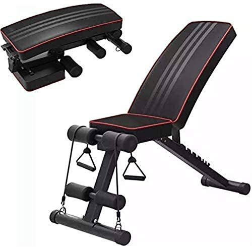 Byakns Equipo de aptitud comercial o en el hogar Peso Bench Utility Workout Bench Banco de peso ajustable - Bancos de pesas Ăștiles for entrenamiento de cuerpo completo, banco plegable for ejercicios e Byakns Equipo de aptitud comercial o en el hogar Peso Bench Utility Workout Bench Banco de peso ajustable - Bancos de pesas Ăștiles for entrenamiento de cuerpo completo, banco plegable for ejercicios e