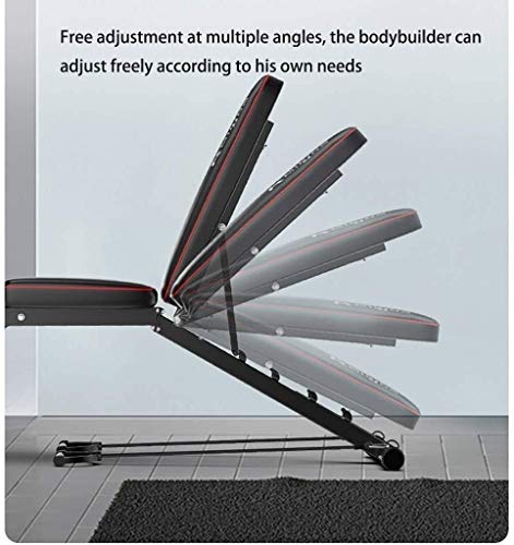 Byakns Máquina de fitness incendiada multifuncional, tabla abdominal abdominales, banco de pesas ajustable con máquina de remo inclinada plana utilidad ejercicio ejercicio ejercicio entrenamiento banc Byakns Máquina de fitness incendiada multifuncional, tabla abdominal abdominales, banco de pesas ajustable con máquina de remo inclinada plana utilidad ejercicio ejercicio ejercicio entrenamiento banc
