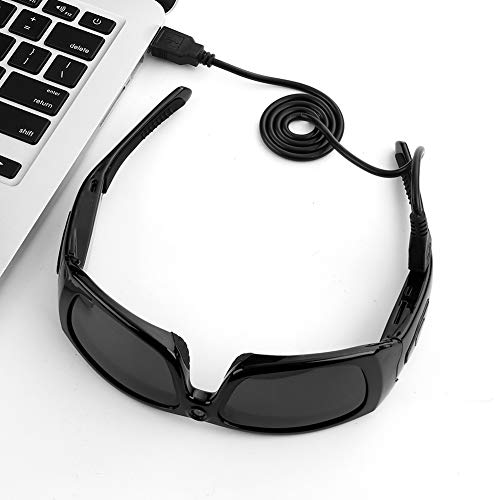 C- Gafas de Sol Bluetooth Cámara Auriculares Full HD 1080P Grabadora de Video Cámara Reproductor de MP3, para Gafas de cámara Mini al Aire Libre, Gran Regalo para su Familia y Amigos