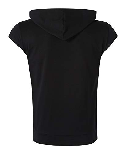 Cabeen Camiseta de Tirantes Deportiva Fitness Sudadera con Capucha Sin Mangas para Hombre Culturismo Gym Tank Topcon Bolsillos Cabeen Camiseta de Tirantes Deportiva Fitness Sudadera con Capucha Sin Mangas para Hombre Culturismo Gym Tank Topcon Bolsillos