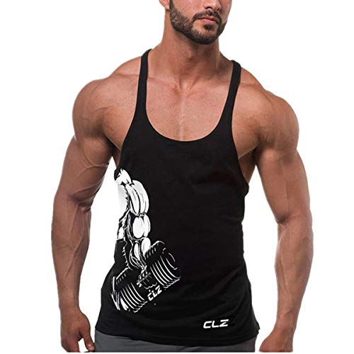 Cabeen Camisetas de Tirantes para Hombre Bodybuilding Sport Tank Top Gym Fitness sin Mangas Shirts