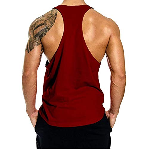 Cabeen Gimnasio Hombre Camisetas de Tirantes para Entrenamiento, Bodybuilding, Pesas y Gym