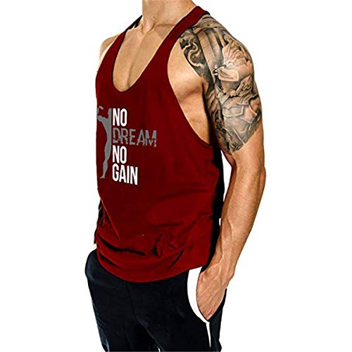 Cabeen Gimnasio Hombre Camisetas de Tirantes para Entrenamiento, Bodybuilding, Pesas y Gym