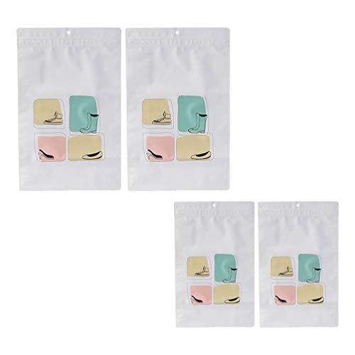 Cabilock 4Pcs Bolsas de Zapatos de Viaje Bolsas de Almacenamiento de Zapatos Autosellables Organizador de Puches de Zapatos a Prueba de Polvo a Prueba de Agua para Acampar Al Aire Libre Cabilock 4Pcs Bolsas de Zapatos de Viaje Bolsas de Almacenamiento de Zapatos Autosellables Organizador de Puches de Zapatos a Prueba de Polvo a Prueba de Agua para Acampar Al Aire Libre