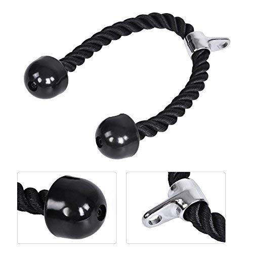 Cable Attachment Tricep Cable de Cuerda Accesorio para máquina Culturismo Gimnasio Push Pull Presione Cable Attachment para Sports Fitness