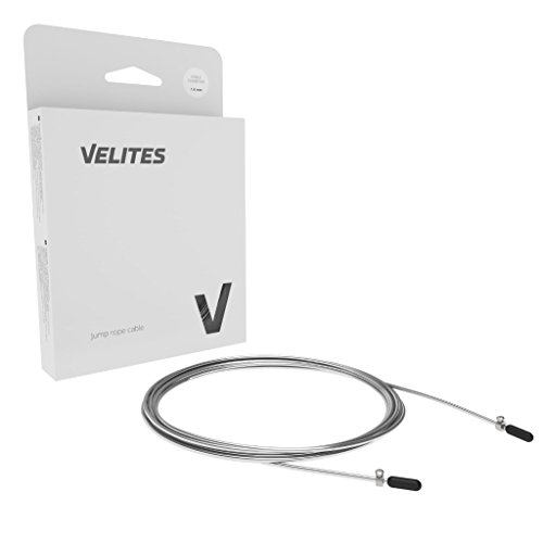 Cable de Repuesto para comba de Saltar de Crossfit, Fitness y Boxeo | Cable Acero de 1,8 mm | Compatible con Otras Marcas. Cable Plata COMPETICIÓN 1,8 MM VELITES Cable de Repuesto para comba de Saltar de Crossfit, Fitness y Boxeo | Cable Acero de 1,8 mm | Compatible con Otras Marcas. Cable Plata COMPETICIÓN 1,8 MM VELITES