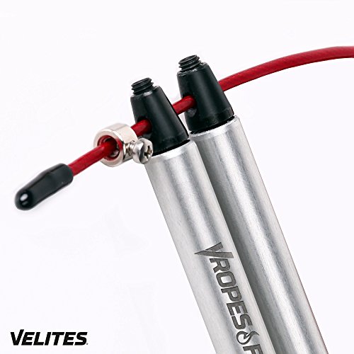 Cable de Repuesto para Comba de Saltar de Crossfit, Fitness y Boxeo | PVC Rojo y Acero de 2,5 mm | Compatible con Otras Marcas de Cuerdas de Velocidad