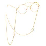 Cadena de gafas Cadena de suéter de la cadena de los vidrios del ópalo elíptico del acero inoxidable de la moda Cadenas y cordones de doble propósito de la lente for las gafas de sol de las gafas de s Cadena de gafas Cadena de suéter de la cadena de los vidrios del ópalo elíptico del acero inoxidable de la moda Cadenas y cordones de doble propósito de la lente for las gafas de sol de las gafas de s