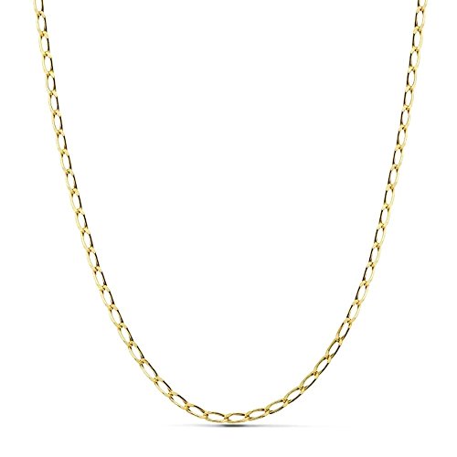 Cadena oro 18k bilbao 60 cm hueca 2,5 mm. 5.60 gr. [9673]