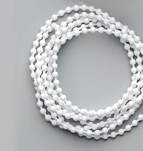 Cadena para Estores enrollables - Blanca - Anillo cadena 4,5x6 300 cm