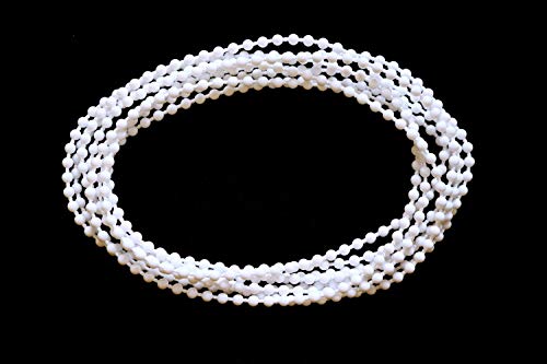 Cadena para Estores enrollables - Blanca - Anillo cadena 4,5x6 300 cm