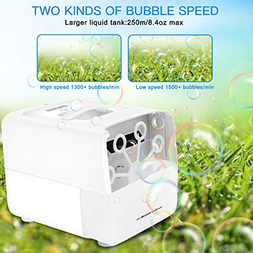 Cadrim Máquina de Burbujas Jabón de Burbujas Eléctrico Portátil de Burbujas Alimentado por Batería y Cable USB para Fiestas, Bodas, Escenarios, Teatros, Fiestas Infantiles, Cumpleaños Cadrim Máquina de Burbujas Jabón de Burbujas Eléctrico Portátil de Burbujas Alimentado por Batería y Cable USB para Fiestas, Bodas, Escenarios, Teatros, Fiestas Infantiles, Cumpleaños
