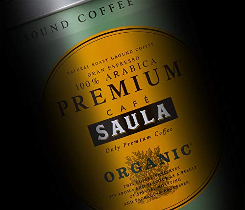 Café Saula grano Premium Ecológico 100% arábica - Pack 2 botes de 500 gr Café Saula grano Premium Ecológico 100% arábica - Pack 2 botes de 500 gr