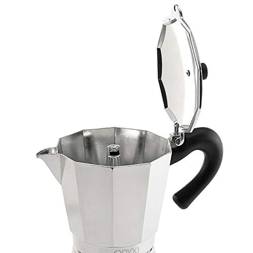 Cafetera Inducción Aluminio 6 Tazas (300 Ml.)