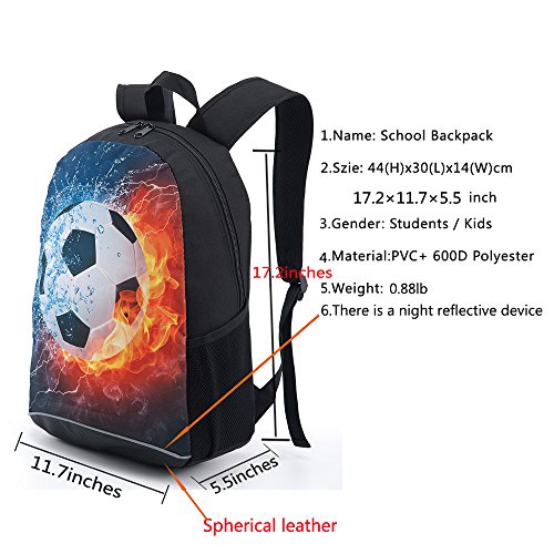 CAIWEI mochila escolar de 17 pulgadas para estudiantes (gray) CAIWEI mochila escolar de 17 pulgadas para estudiantes (gray)