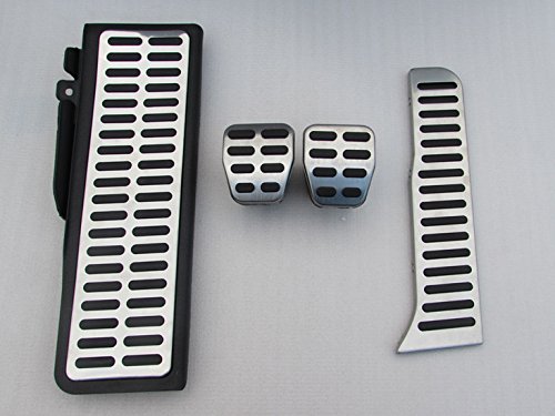 CAIXCAR Kit de Pedal reposapies apoyapies Golf 5 Golf V Golf 6 Golf Vi Scirocco Jetta III EOS Tiguan Octavia Leon 2 Toledo 3 Altea