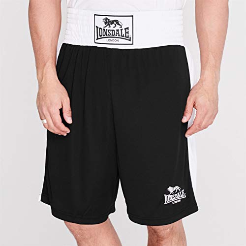 Caja de pantalón corto para hombre Lonsdale pantalones de deporte de los cierres de Wear Sport de boxeo de entrenamiento Caja de pantalón corto para hombre Lonsdale pantalones de deporte de los cierres de Wear Sport de boxeo de entrenamiento
