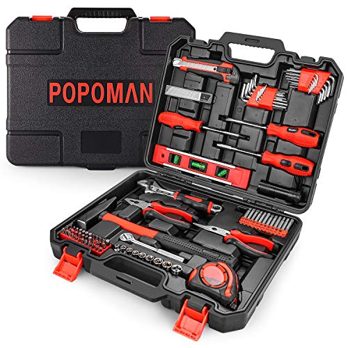 Caja Herramientas 102 en 1, POPOMAN Maletín de Herramientas Portátil 102 Piezas, Destornillador con Cuchillo de Martillo, Herramientas Mecánicas para Reparaciones Diarias, Perfecto Hogar y Oficina Caja Herramientas 102 en 1, POPOMAN Maletín de Herramientas Portátil 102 Piezas, Destornillador con Cuchillo de Martillo, Herramientas Mecánicas para Reparaciones Diarias, Perfecto Hogar y Oficina