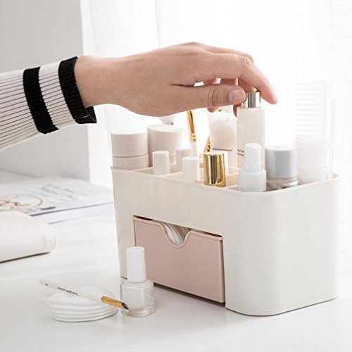 Caja Para Cosméticos Paellaesp Organizador Guardar Espacio De Escritorio Maquillaje Cajón De Almacenamiento De Tipo Caja (Rosa) Caja Para Cosméticos Paellaesp Organizador Guardar Espacio De Escritorio Maquillaje Cajón De Almacenamiento De Tipo Caja (Rosa)