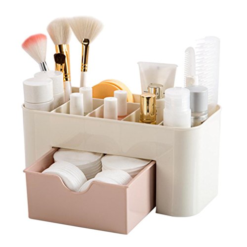 Caja Para Cosméticos Paellaesp Organizador Guardar Espacio De Escritorio Maquillaje Cajón De Almacenamiento De Tipo Caja (Rosa) Caja Para Cosméticos Paellaesp Organizador Guardar Espacio De Escritorio Maquillaje Cajón De Almacenamiento De Tipo Caja (Rosa)