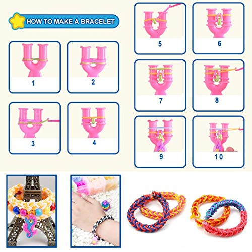 Caja Pulseras Gomas,Hacer Pulseras con Gomas,Loom Kit,Loom Bandas,Kit Brazaletes para Hacer,Hacer Pulseras Letras,Kit Brazaletes,Juego Creativo(2200pcs) Caja Pulseras Gomas,Hacer Pulseras con Gomas,Loom Kit,Loom Bandas,Kit Brazaletes para Hacer,Hacer Pulseras Letras,Kit Brazaletes,Juego Creativo(2200pcs)