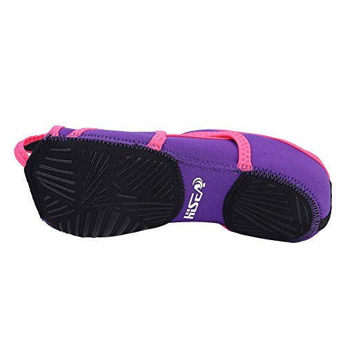 Calcetines de Yoga 1 Par de Zapatos Abiertos Antideslizantes Pilates Barre Soft Wrap Zapatos de Entrenamiento de Baile para Ballet (M-Púrpura) Calcetines de Yoga 1 Par de Zapatos Abiertos Antideslizantes Pilates Barre Soft Wrap Zapatos de Entrenamiento de Baile para Ballet (M-Púrpura)