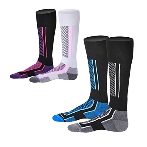 Calcetines esponjosos Hombre invierno calcetines de esquí térmico espesar algodón calcetines cálidos deportes snowboarding ciclismo esquiando senderismo calcetines calentador calentador ( Color : D )