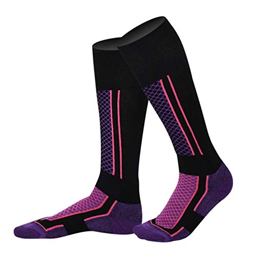 Calcetines esponjosos Hombre invierno calcetines de esquí térmico espesar algodón calcetines cálidos deportes snowboarding ciclismo esquiando senderismo calcetines calentador calentador ( Color : D )