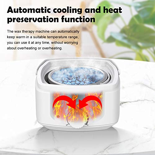 Calentador de Cera Eléctrico 500ML,Kit de Depilación de Cera Profesional,Calentador de cera Depilatoria Temperatura Ajusteble, 4 * 100g Paquetes Cera,20 Palitos para Cara Brazos Axilas Piernas Bikini Calentador de Cera Eléctrico 500ML,Kit de Depilación de Cera Profesional,Calentador de cera Depilatoria Temperatura Ajusteble, 4 * 100g Paquetes Cera,20 Palitos para Cara Brazos Axilas Piernas Bikini