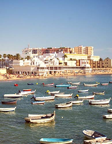 Caleta Playa en Cádiz, Andalucía, España Rompecabezas de 1000 piezas, desafiantes y educativos, rompecabezas de pintura abstracta para niños y adultos