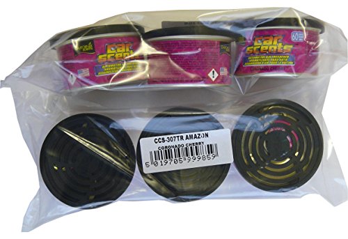 California Scents f332 ambientador, Cereza (Coronado Cherry), Set de 3 California Scents f332 ambientador, Cereza (Coronado Cherry), Set de 3